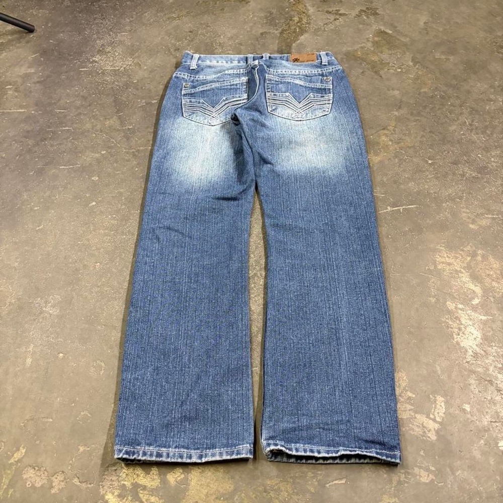 Modern Culture Mens Skater Jeans Blue Baggy Y2K Grunge Size 30x30